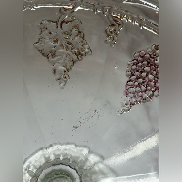 Vintage Indiana Glass Darling Grape Pedestal Compote (Reproduction) - Picture 6 of 15